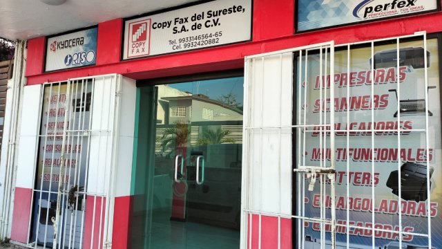 Copyfax del Sureste Villahermosa, Tab.