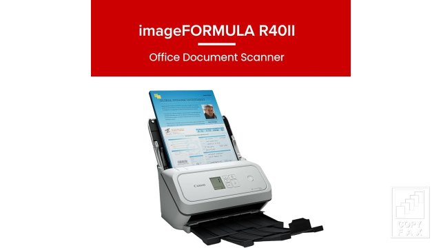 Copyfax del Sureste Canon presenta el nuevo escáner de documentos de oficina imageFORMULA R40II