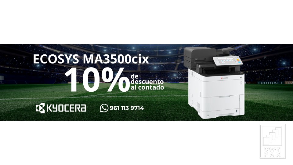 Copyfax del Sureste KYOCERA ECOSYS MA3500cix